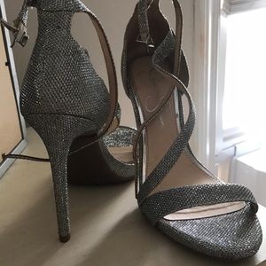 Jessica Simpson Silver Heels